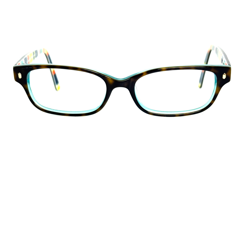 Kate Spade Woman Eyeglasses LUCYANN 0X77 53mm Tortoise Aqua Striped‎ H19599